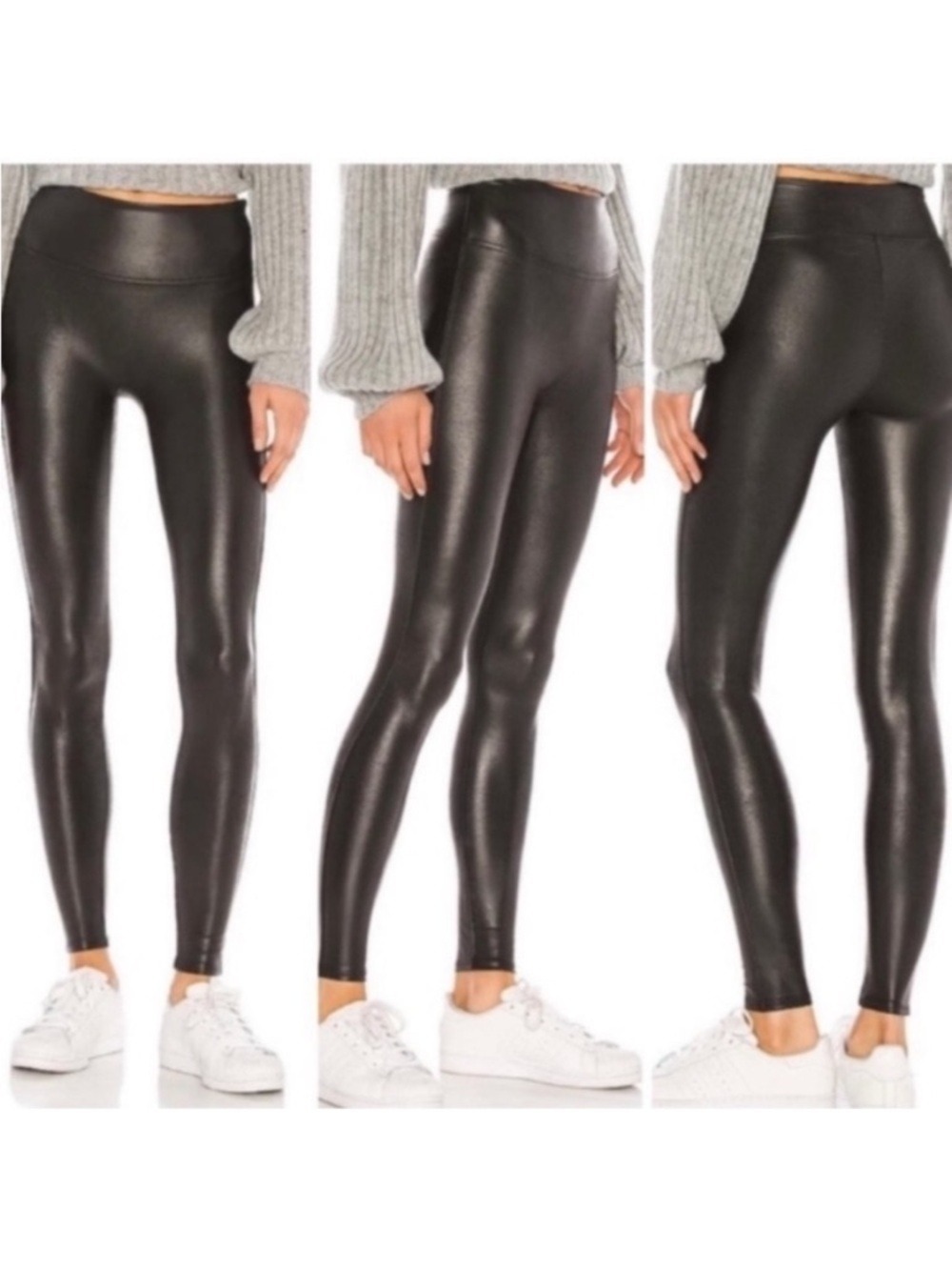 Spanx Ready To Wow Faux Leather Leggings in Black